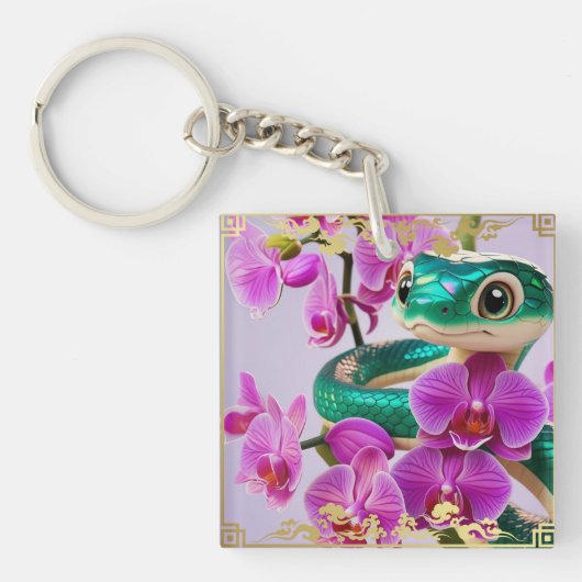 Slang Sterrenbeeld Sleutelhanger (Voorkant)