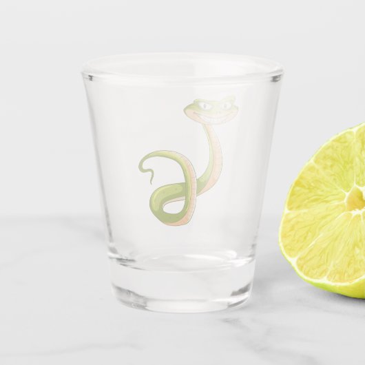 Slang - symbool van 2025 shot glas (Achterkant)