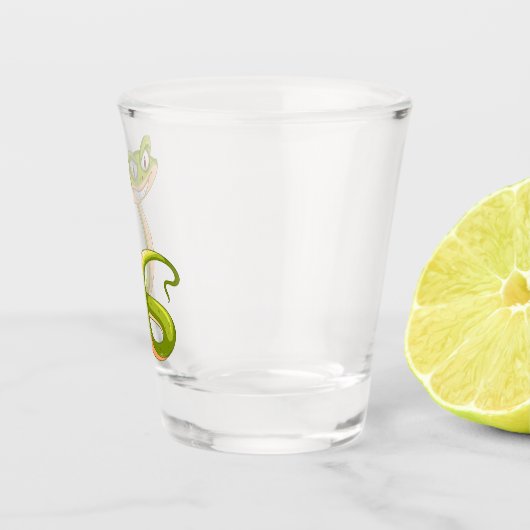 Slang - symbool van 2025 shot glas (Rechts)