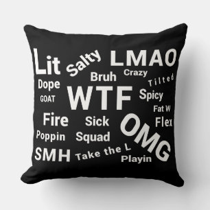 Slang Uitdrukkingen en Tienerpraat Rond 2018-2019 Kussen