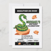 Slang Verjaardagsfeest Uitnodiging (Voorkant)