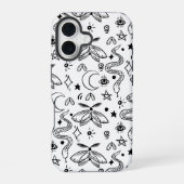 Slang - Vintage Occult Nacht iPhone 16 Hoesje (Achterkant)