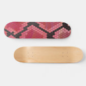 Slang Zwart en Rood Print Persoonlijk Skateboard (Horizontaal)