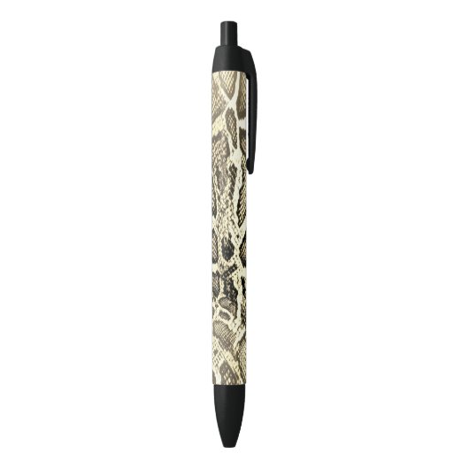 "Slang" Zwarte Inkt Pen (Achterkant (Verticaal))