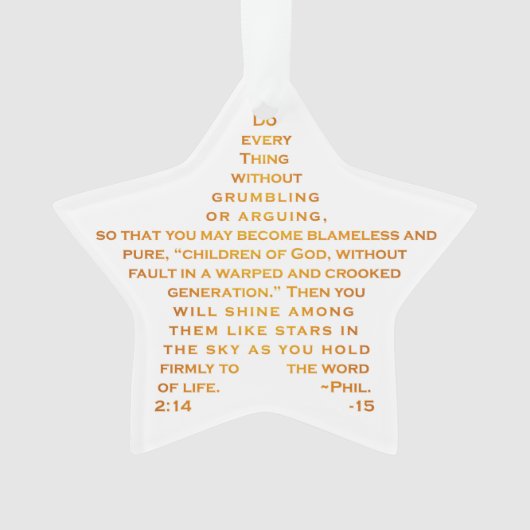 Slangen als sterren Acrylversiering Ornament (voorkant)