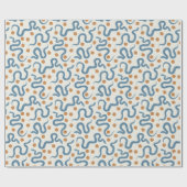 slangen en appels cadeaupapier (Vlak)