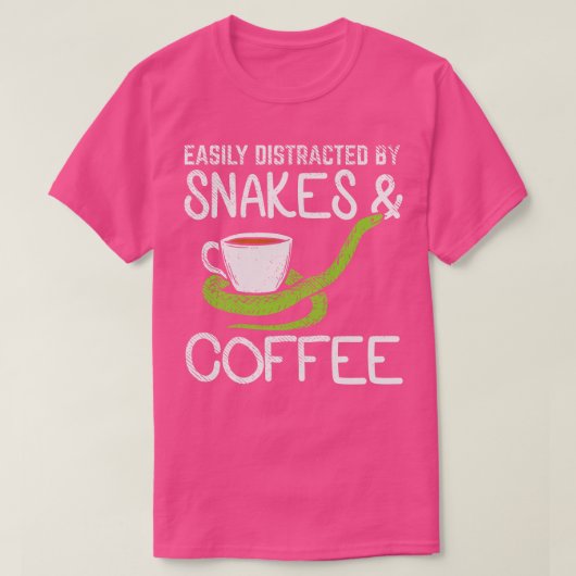 Slangen en koffie 1 t-shirt (Design voorkant)