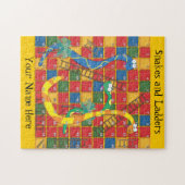 slangen en ladders legpuzzel (Horizontaal)