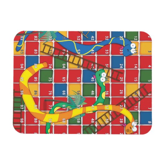 slangen en ladders magneet (Horizontaal)