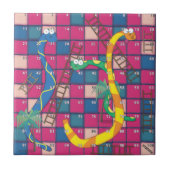 slangen en ladders tegeltje (Voorkant)