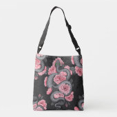 Slangen en perzikrozen crossbody tas (Achterkant)