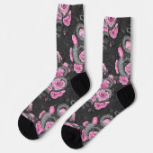 Slangen en roze rozen sokken (Links)