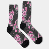 Slangen en roze rozen sokken (Rechts)