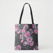 Slangen en roze rozen tote bag (Voorkant)