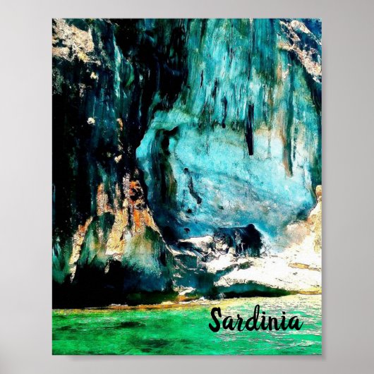 Slangen grotten van Sardinië Poster (Voorkant)