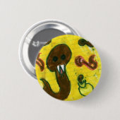 Slangen leven! ronde button 5,7 cm (Voorkant /achterkant)