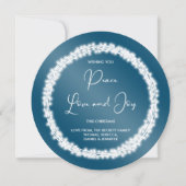 Slangen met kerstmis feestdagenkaart (Voorkant)