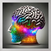 Slangen met lichten poster (Voorkant)