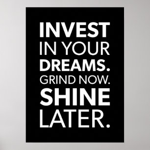 Slangen nu, later inrichten - Motivatie succes Poster