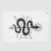 Slangen Oase Golfhanddoek (Horizontaal)