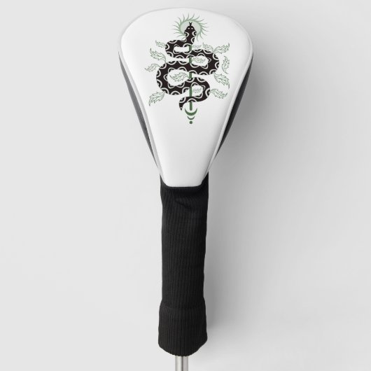 Slangen Oasis Golfheadcover (Voorkant)