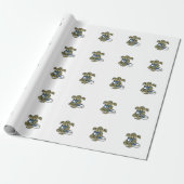 Slangen op schoenen cadeaupapier (Uitgerold)