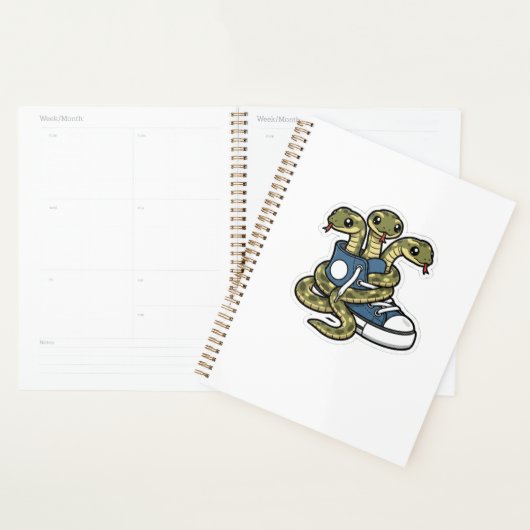 Slangen op schoenen planner (Display)