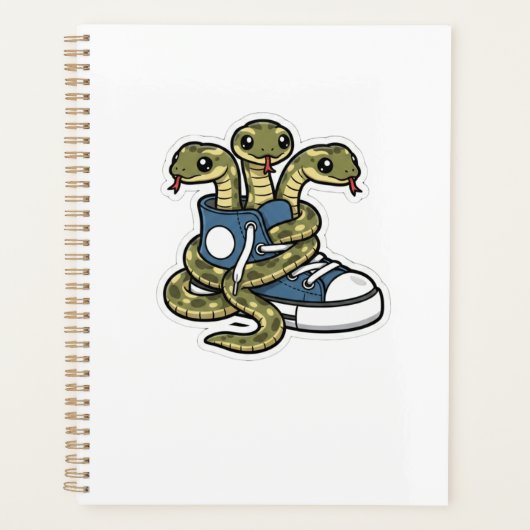 Slangen op schoenen planner (Voorkant)