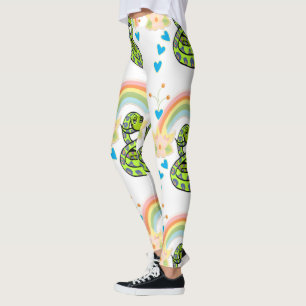 Slangen Regenboog Broek Leggings