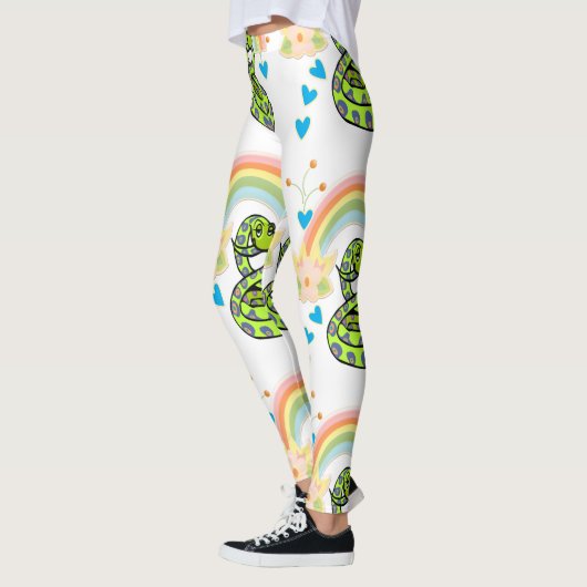 Slangen Regenboog Broek Leggings (Links)