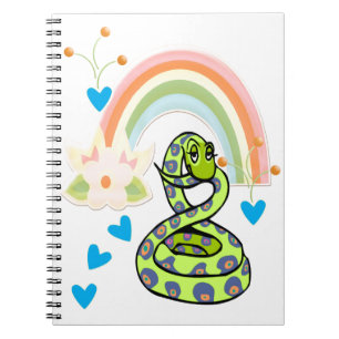 Slangen Regenboog Notitieboekje Notitieboek