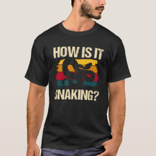 Slangen Slangen Reptiel Herpetoloog Ophidiophili T-shirt