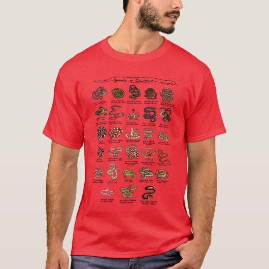 Slangen van Californië T-shirt (Voorkant)