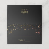 Slangen van Sparkles Wedding Place Kaarten Plaatskaartje (Buitenkant ongevouwen)