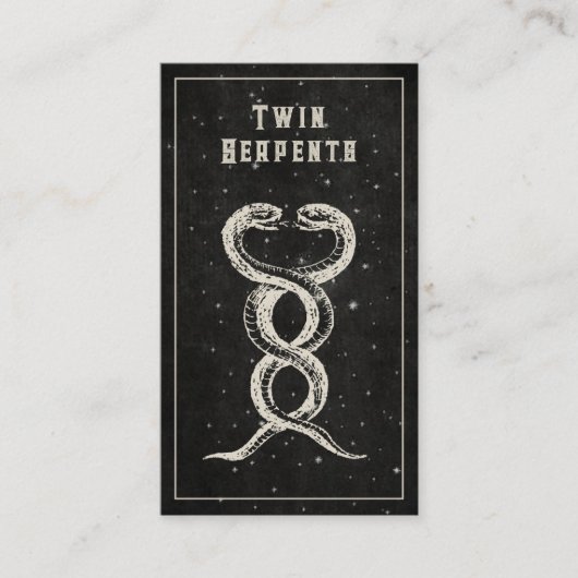 Slangen Visitekaartje (Voorkant)
