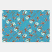 Slangen Zeeen paarden met kerstcadeautjes Inpakpapier Vel (Voorkant)