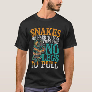 Slangen zijn moeilijk te klampen, ze hebben geen b t-shirt