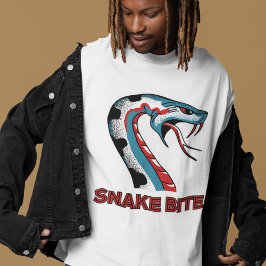 Slangenbeet Heren Grafische T-shirt
