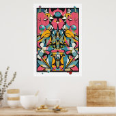 Slangenbeet - Ken Gage Kunst Poster (Keuken)