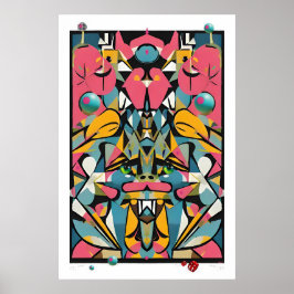Slangenbeet - Ken Gage Kunst Poster