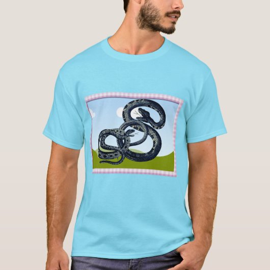 Slangenbotsing. T-shirt (Voorkant)