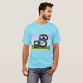 Slangenbotsing. T-shirt (Voorkant volledig)