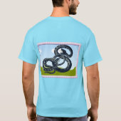 Slangenbotsing. T-shirt (Achterkant)