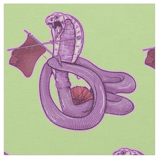 Slangenbreien Stof (Close Up)