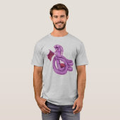 Slangenbreien T-shirt (Voorkant volledig)