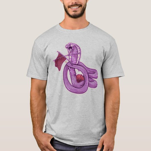 Slangenbreien T-shirt (Voorkant)