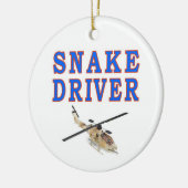SLANGENCHAUFFEUR KERAMISCH ORNAMENT (Links)