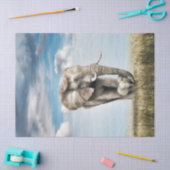 Slangend Elephant Baby Calf Tissuepapier (Craft)