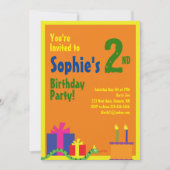 Slangendieren kinderverjaardagsfeestuitnodigingen kaart (Voorkant)