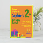 Slangendieren kinderverjaardagsfeestuitnodigingen kaart (Staand voorkant)